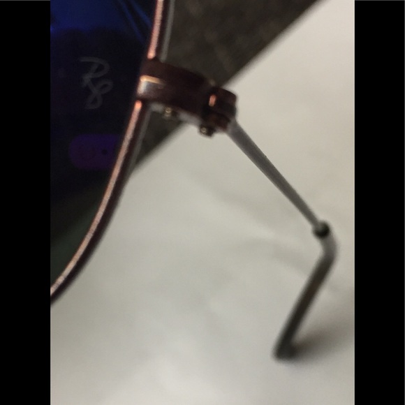 RAY-BAN 🌈 AVIATOR RAINBOW METAL MIRROR SUNGLASSES - Picture 7 of 8